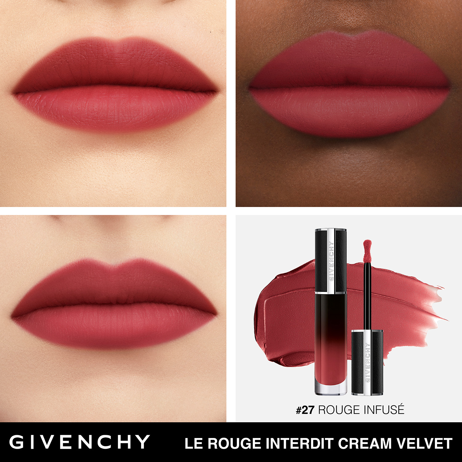 LE ROUGE INTERDIT CREAM VELVET (LABIAL HUMECTANTE MATE EFECTO DIFUMINADO)